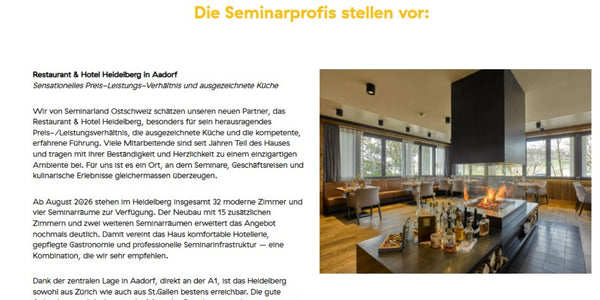 Seminarprofis stellen vor